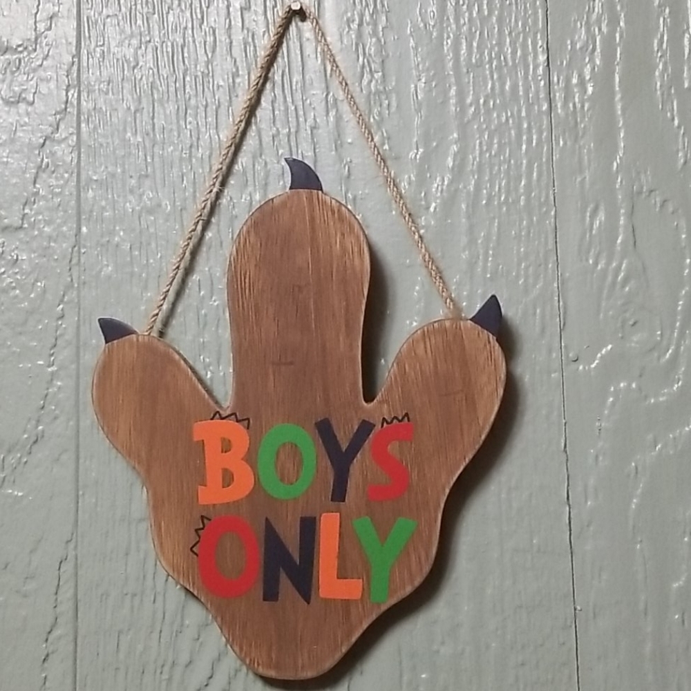 Boys Room Plaque